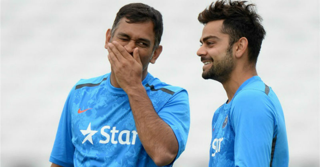 ms dhoni and virat kohli