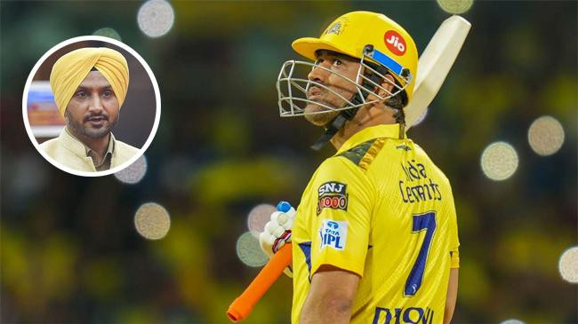 ms dhoni csk ipl harbhajan sing2023