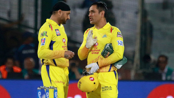 ms dhoni harbhajan singh indian premier league