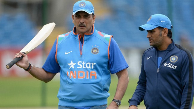 ms dhoni ravi shastri