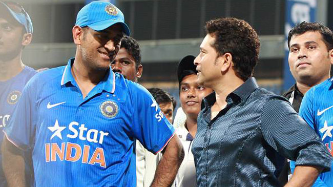 ms dhoni sachin india