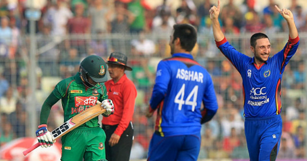 mushfiq after getting dismissed against afghanistan