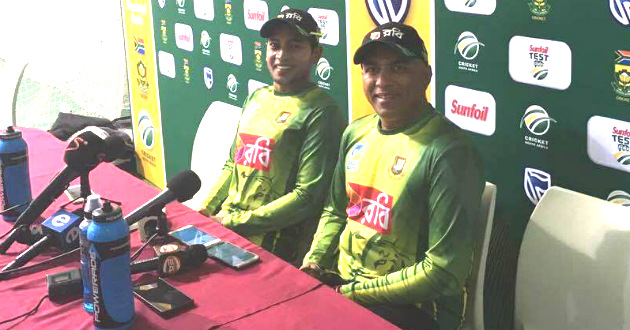 mushfiq and chandika at south africa