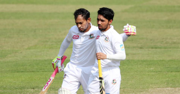 mushfiq and mominul hit centuries against zimbabwe at dhaka