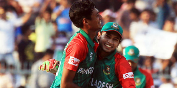 mushfiq congratulating mustafiz on his incredible success