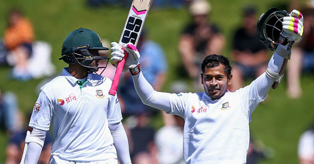 mushfiq hits his fourth test ton