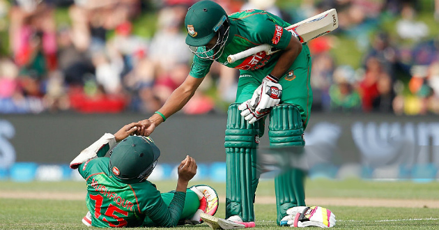 mushfiq injured as bangladesh lost by 77 runs
