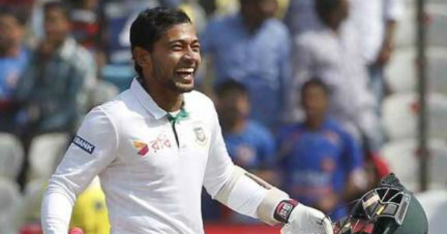 mushfiq smiles after having ton against india in hyderabad test
