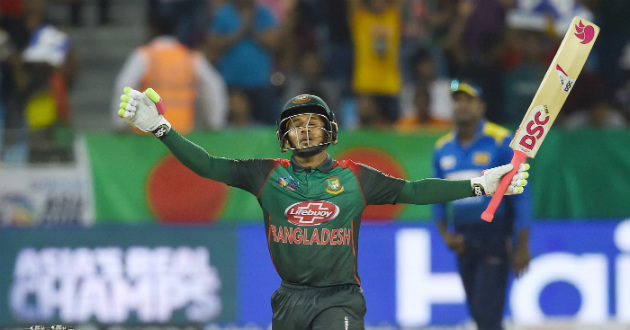 mushfiqur rahim celebrates sixth odi century