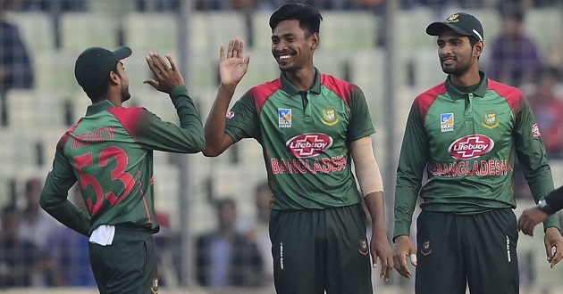 mustafiz celebrates wicket