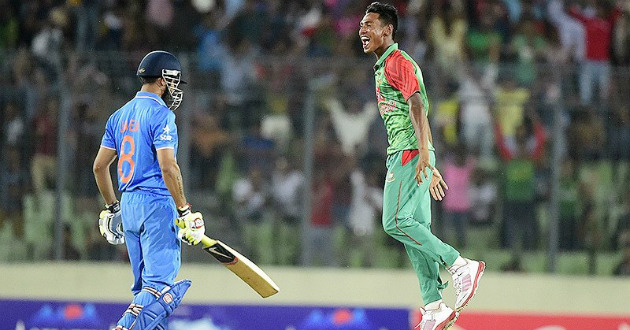 mustafizur rahman vs india odi cricket