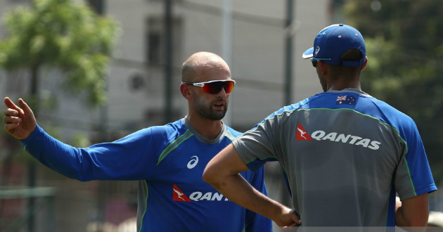 nathan lyon practicing in mirpur