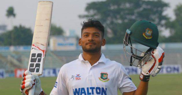 nazmul hossain shanto struck a ton in national league