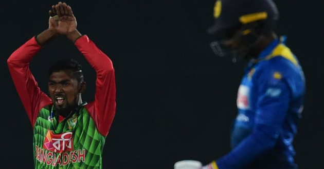 nazmul islam apu is celebrating a wicket