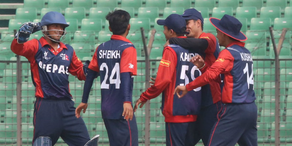 nepal beats ireland to qualify to quarter final