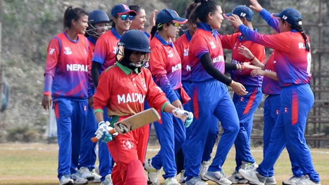 nepal women vs maldives women
