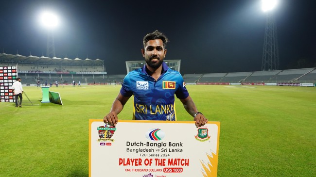 nuwan tushara claims hattrick