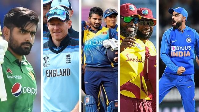 pakistan england sri lanka west indies india