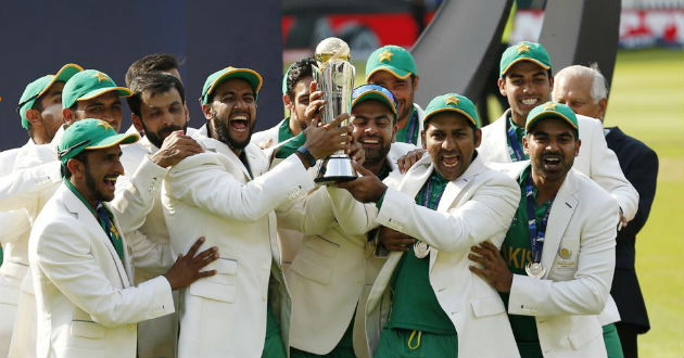 pakistan icc champions trophy win