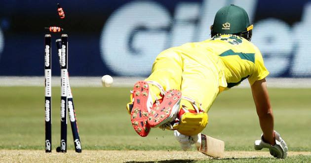 pat cummins run out by david miller