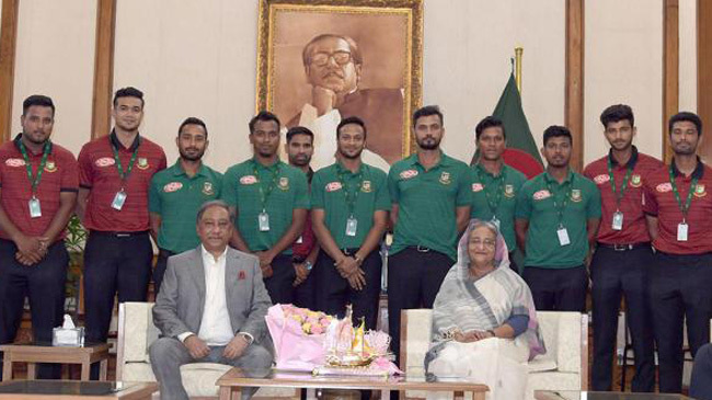 pm shaikh hasina bangladesh cricket team