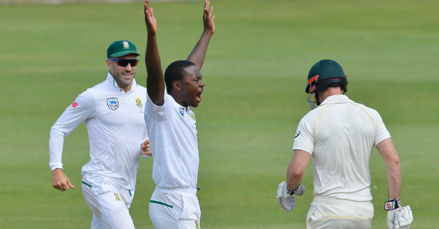 rabada takes five wickets against australia