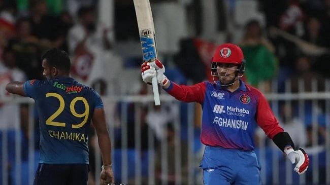 rahmanullah gurbaz fifty reaching the milestone in 22 balls