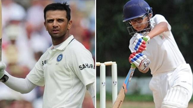 rahul dravid and ghis son samit