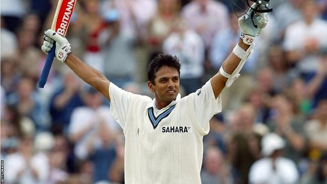 rahul dravid test celebrates a century