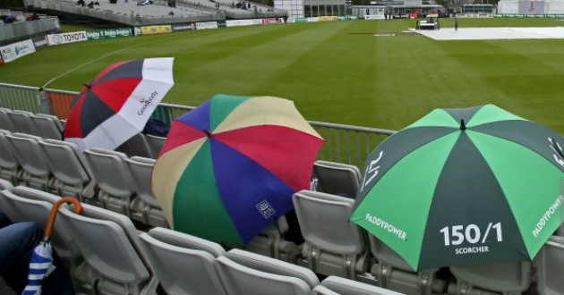 rain disrupted debut of ireland in test