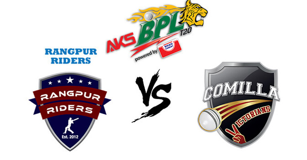 rangpur riders vs comilla victorians