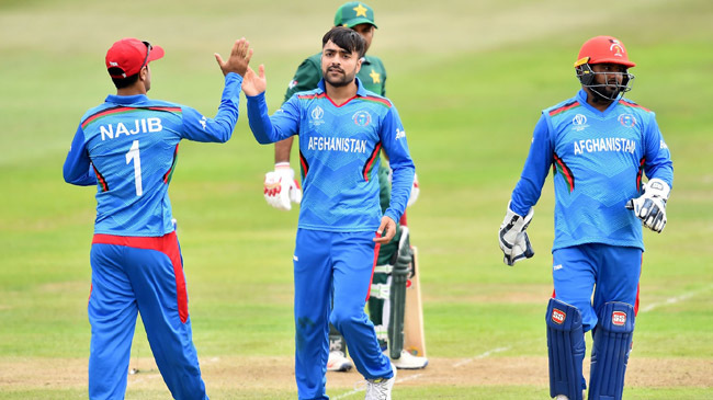 rashid khan afghanistan vs pakistan world cup warm up