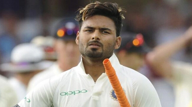 rishabh pant test 1