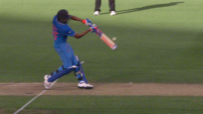 rohit out or not out