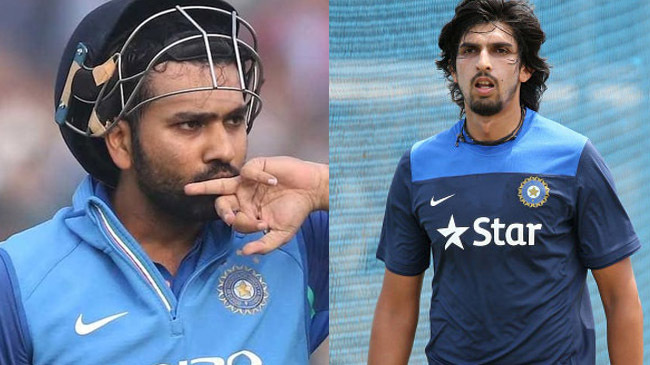 rohit sharma and ishant sharma