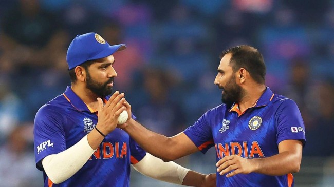 rohit sharma and mohammad shami 1