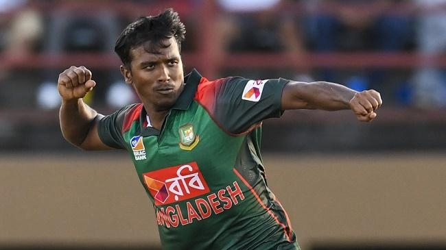 rubel hossain celebrates a wicket