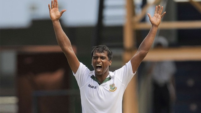 rubel hossain picked up his first wicket