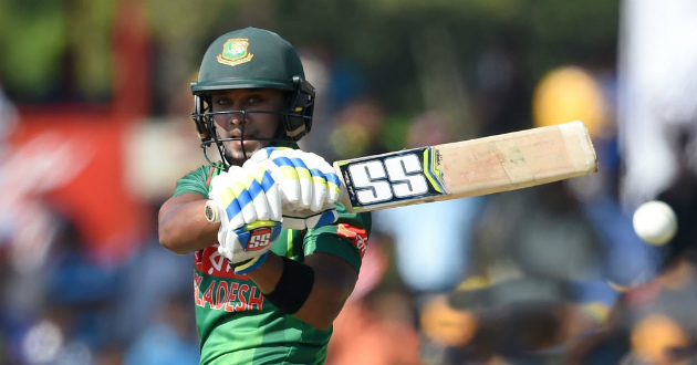 sabbir hits fifty on first odi against sri lanka