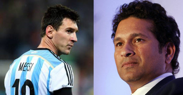 sachin tendulkar and lionel messi