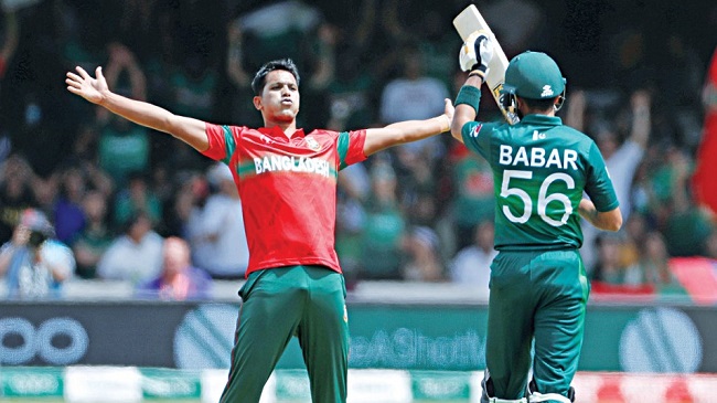 saifuddin celebrates a wicket 2019