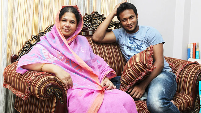 sakib al hasan mother