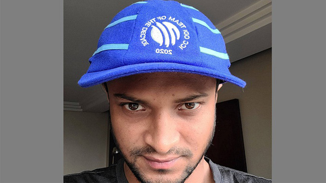 sakib icc cap