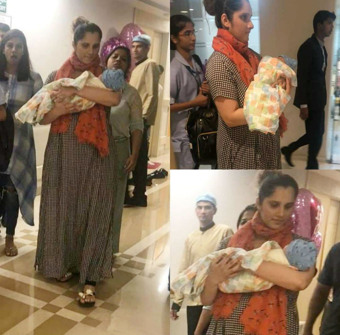 sania mirza with baby2