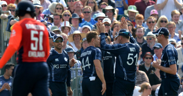 scotland beats england in odi