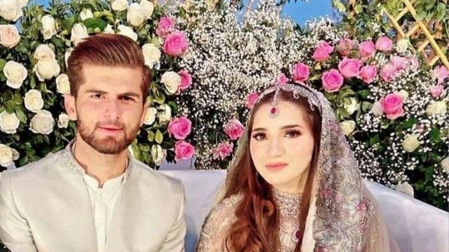 shaheen shah afridi ansha afridi