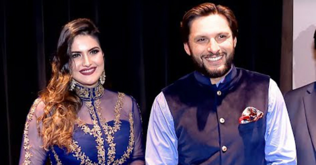 shahid afridi and zareen khan