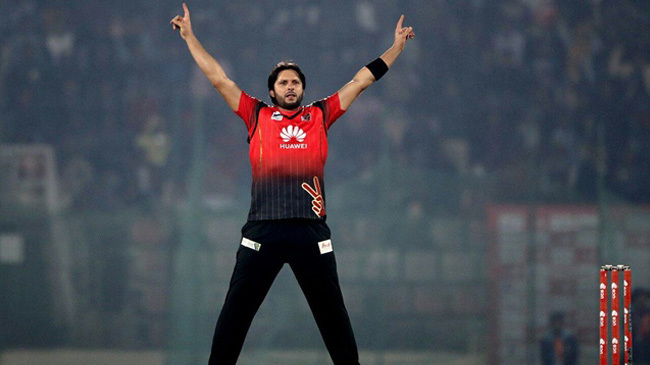 shahid afridi bpl comilla