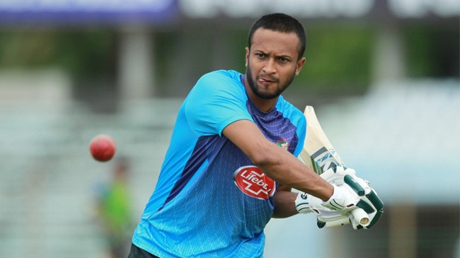 shakib al hasan in practice