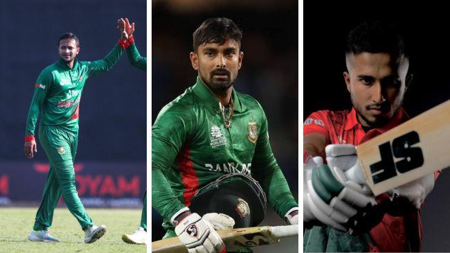shakib al hasan liton kumar das and afif hossain dhrub